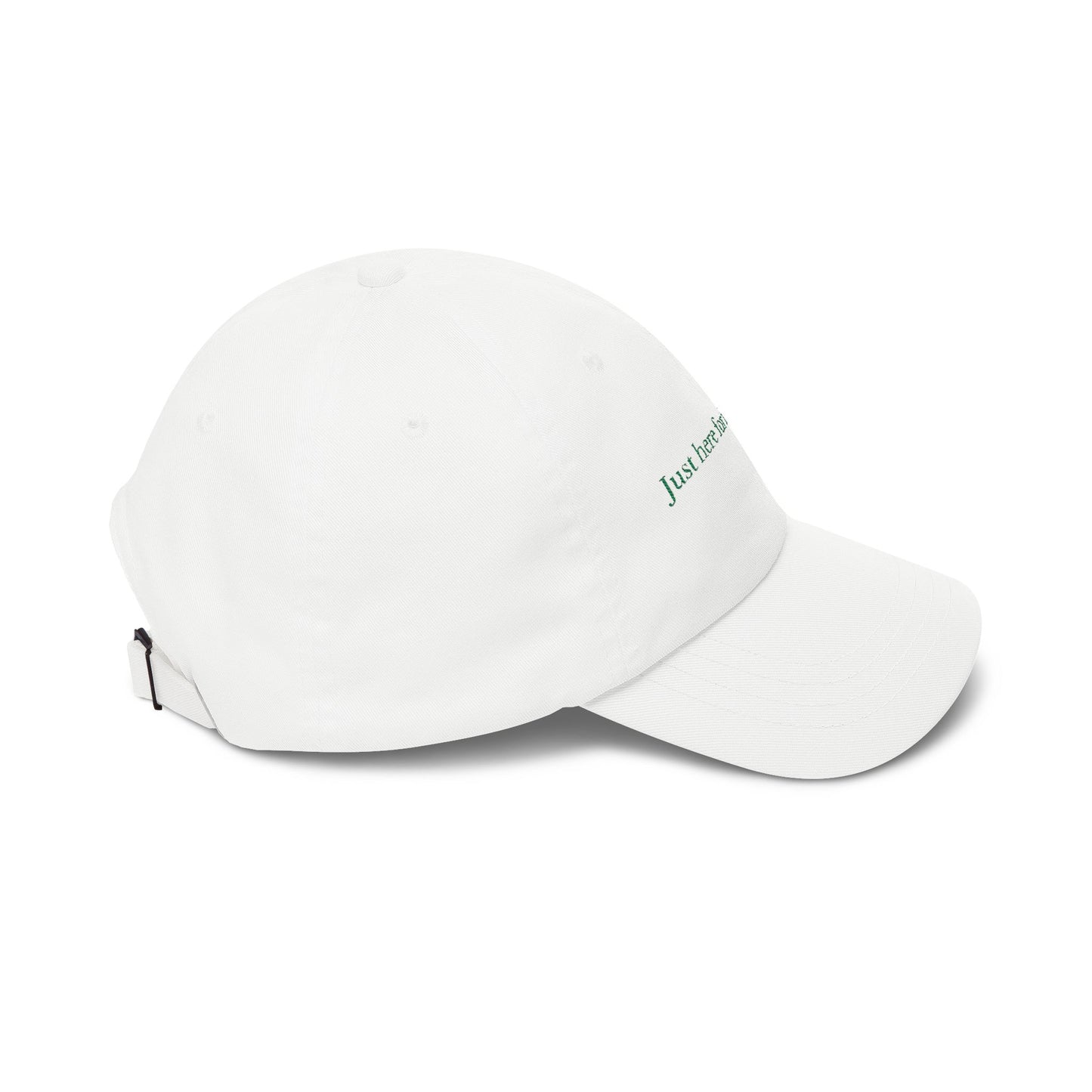 JHFTT Dad Hat: White Court